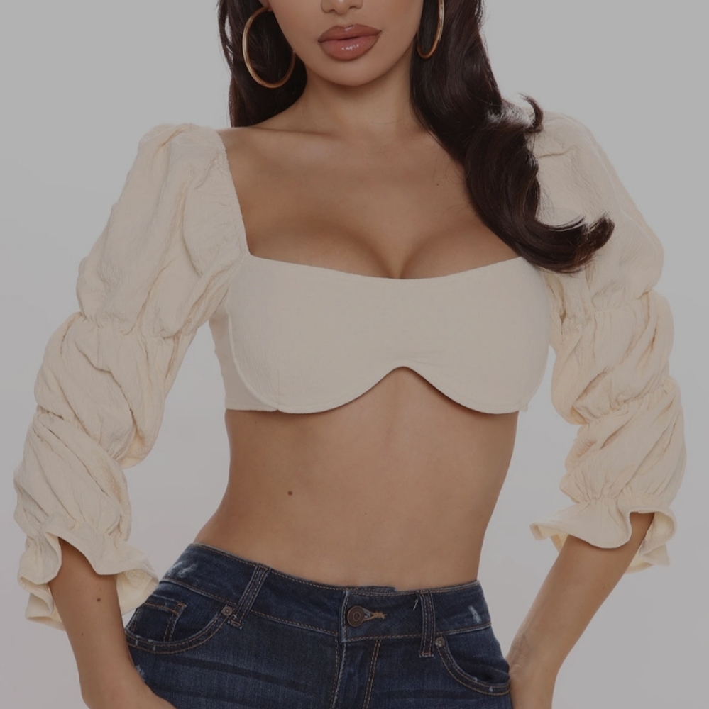 Booked And Busy Crop Top - Fashion Nova